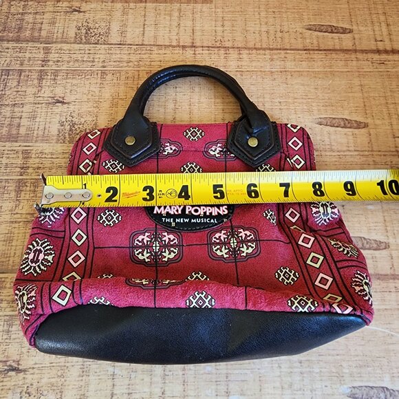 Disney Mary Poppins The New Musical Carpet Handbag Purse Clutch Rockabilly - Picture 5 of 8